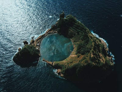 Aerial photography of the islands

